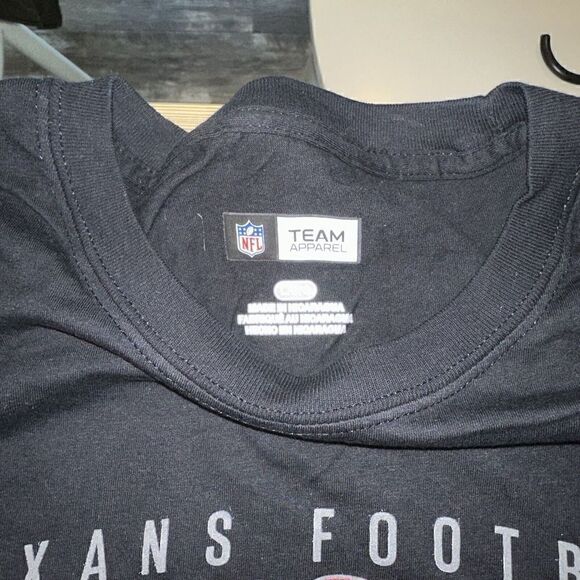 Houston Texans Shirt Mens Large Team Apparel Football Long Sleeve Tee. NWT. B - Picture 3 of 4